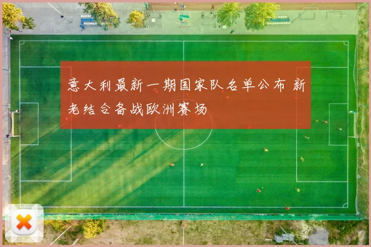 意大利最新一期国家队名单公布 新老结合备战欧洲赛场